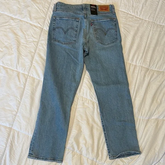 Levi's Premium Wedgie Straight Blue Jeans